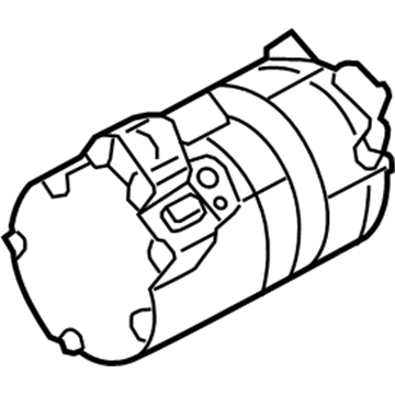 BMW 64-52-9-332-782 Air Conditioning Compressor Without Magnetic Coupling