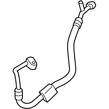 BMW 64-53-9-321-309 Suction Pipe Evaporator-Compressor