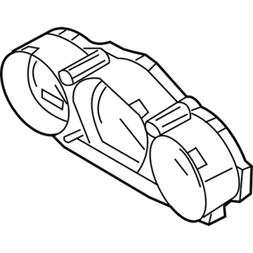 Nissan 24820-CF40B Speedometer Cluster