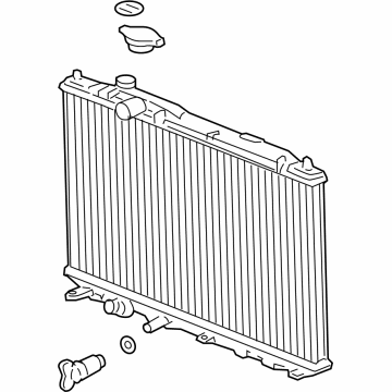 Honda 19010-64S-A01 W-RADIATOR