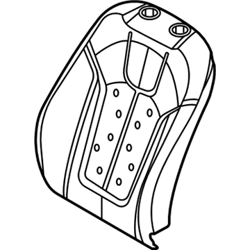 Hyundai 88450-K9010 Pad Assembly-FRT Seat Back, RH