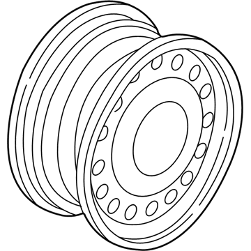 Honda 42700-S0X-A01 Disk, Wheel (16X6 1/2Jj)