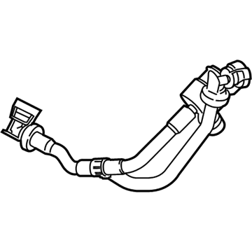 BMW 13-90-7-848-454 Fuel Tank Ventilation Valve With Pipe