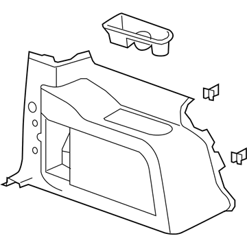 GM 15294091 Lower Quarter Trim