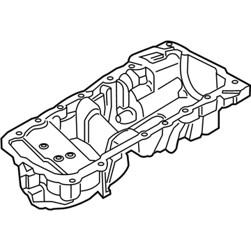 BMW 11-13-8-624-381 Oil Pan