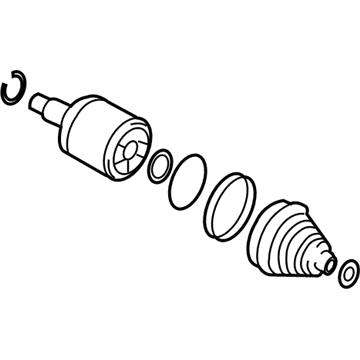 Hyundai 49597-2S200 Joint Kit-Front Axle Differential Side RH