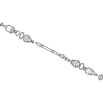 Hyundai 49501-2S400 Shaft Assembly-Drive, RH