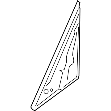 BMW 51-21-7-341-021 Seal, Outer Left Mirror Triangle
