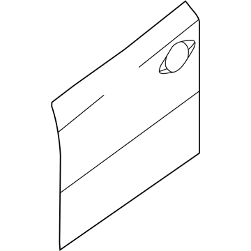 Nissan 80153-3KM1A Panel - Front Door, Outer LH