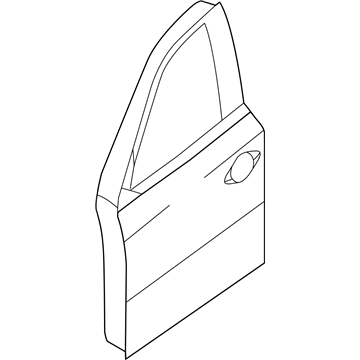 Nissan 80100-3KA3A Door Assy-Front, RH