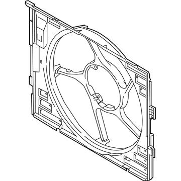 BMW 17-42-7-953-262 FAN SHROUD