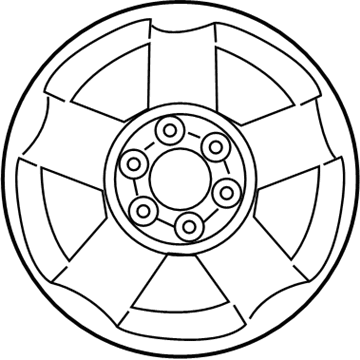 Nissan 40300-ZR01A Aluminum Wheel (18X8 6SPOKE)