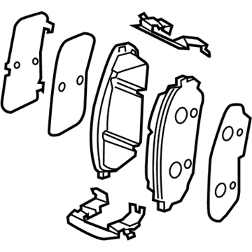 Kia 58101C6A00 Pad Kit-Front Disc Brake