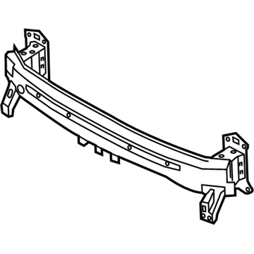 Hyundai 86530-B8700 Rail Assembly-Front Bumper