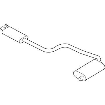 Mopar 4581375AK Exhaust Muffler And Resonator