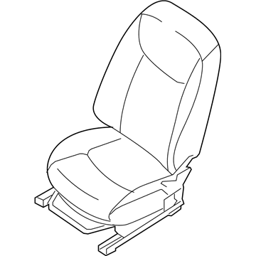 Nissan 87651-3YU0A Frame Front Back LH