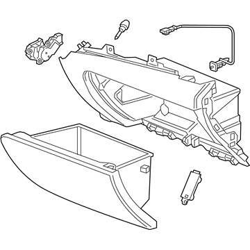 GM 84616844 Glove Box Assembly