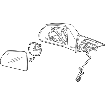 GM 25975516 Mirror Assembly