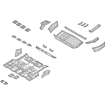 Kia 65510A9510 Panel Complete-Rear