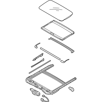 Hyundai 81600-C2300-PPB Sunroof Assembly