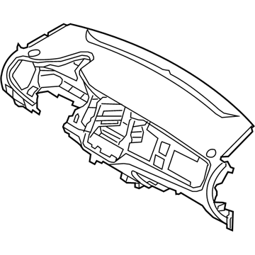 Kia 847103W120GAH Crash Pad Assembly-Main