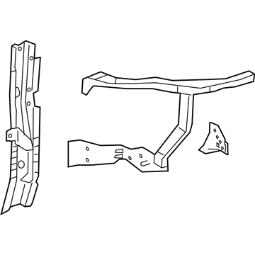 Lexus 53202-0E090 Support Sub-Assy, Radiator