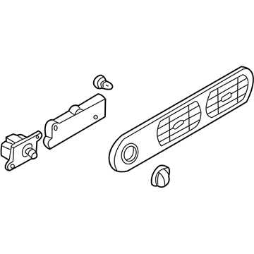 Nissan 27501-7B010 Control Assembly-Rear