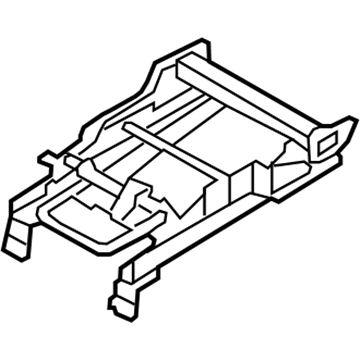 Kia 896001D100 Mech Assembly-Rear Seat RH