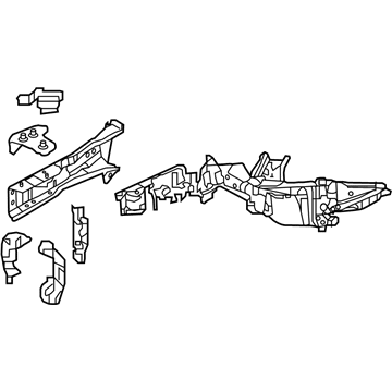 Honda 60810-T7W-A00ZZ Frame, R. FR. Side