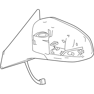 Toyota 87901-07011 Mirror Sub-Assembly, Outer Rear View, Right
