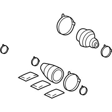 Toyota 04427-07010 Boot Kit