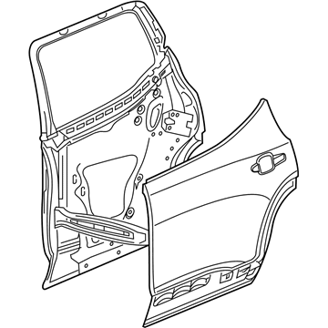 GM 84391443 Door Shell