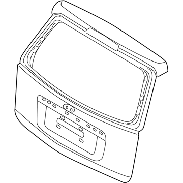 Hyundai 73700-2L240 Panel Assembly-Tail Gate