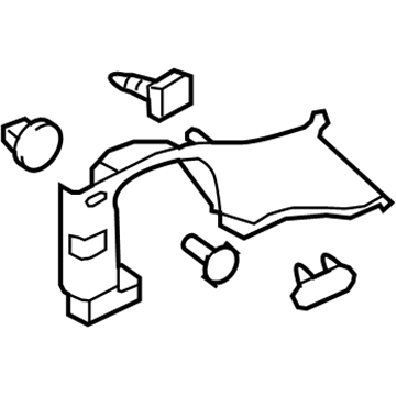 GM 96834853 Molding, Quarter Window Garnish