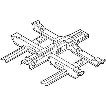 Hyundai 65130-2W500 Reinforcement Assembly-Center Floor