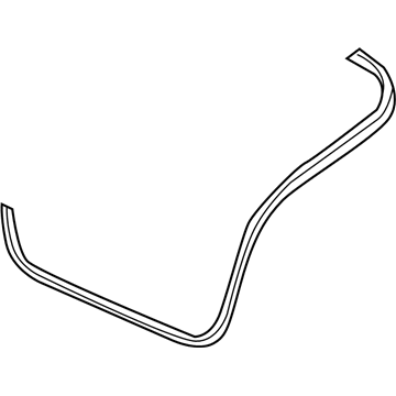 Honda 74440-TM8-A01 Weatherstrip, Tailgate