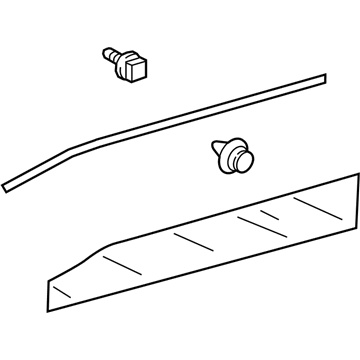 Toyota 75073-42050-C0 Lower Molding