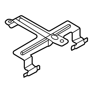 Nissan 64866-6RA0B Bracket-Battery Mounting