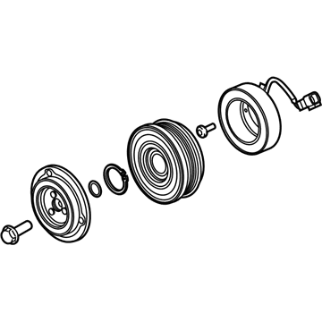 Ford BR3Z-19D784-B Clutch & Pulley