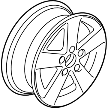 Honda 42700-SNA-A93 Disk, Aluminum Wheel (16X6 1/2J) (Enkei)