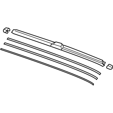 Honda 76630-TLA-A02 Blade, Windshield Wiper (425MM)