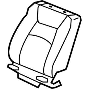 Honda 04815-SJC-L70ZA Cover Set, Driver Side Trim (Atlas Gray) (Leather) (Side Airbag)