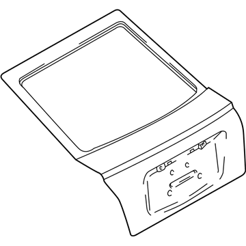 Hyundai 73700-2D351 Panel Assembly-Tail Gate