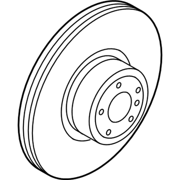 BMW 34-21-6-782-605 Brake Disc, Ventilated