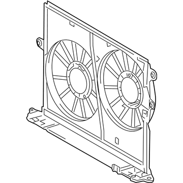 Toyota 16711-0H180 Fan Shroud