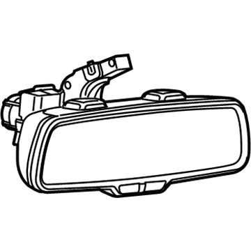 Mopar 57010393AC Inside Rear View Mirror