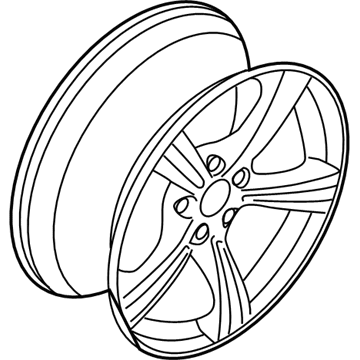 BMW 36-11-6-787-656 Light Alloy Rim