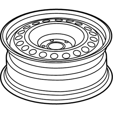 Mopar 5270040AC Steel Wheel