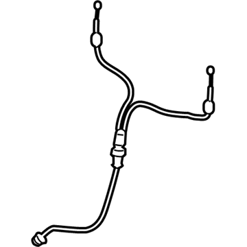 Lexus 71987-53010 Cable, Rear Seat Headrest