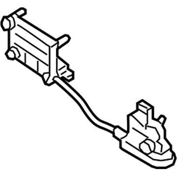 Hyundai 81230-D3100 Power Tail Gate Power Latch Assembly